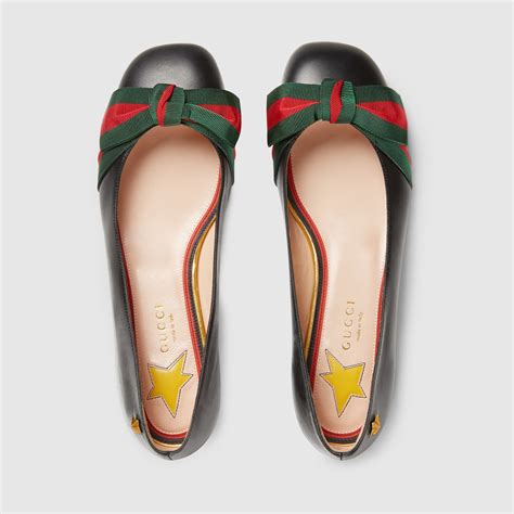 gucci green flats|Gucci ballet flats women.